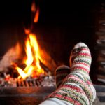 Log fire