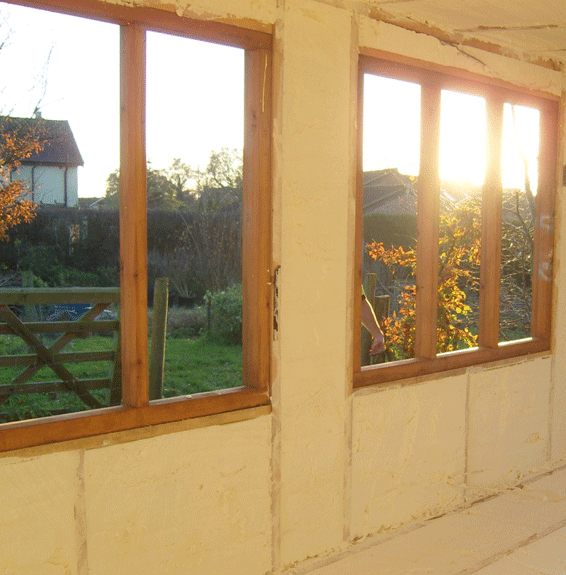 Cavity wall insulation
