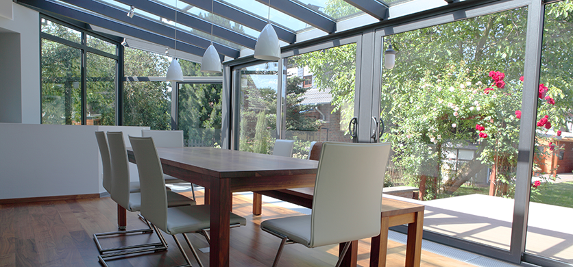 conservatory-heating-solution Summertime conservatory - cooled with an Air Source Heat pump