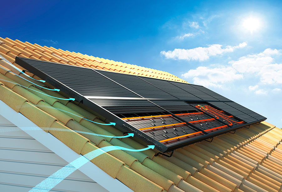 Solar Aerovoltaic panel