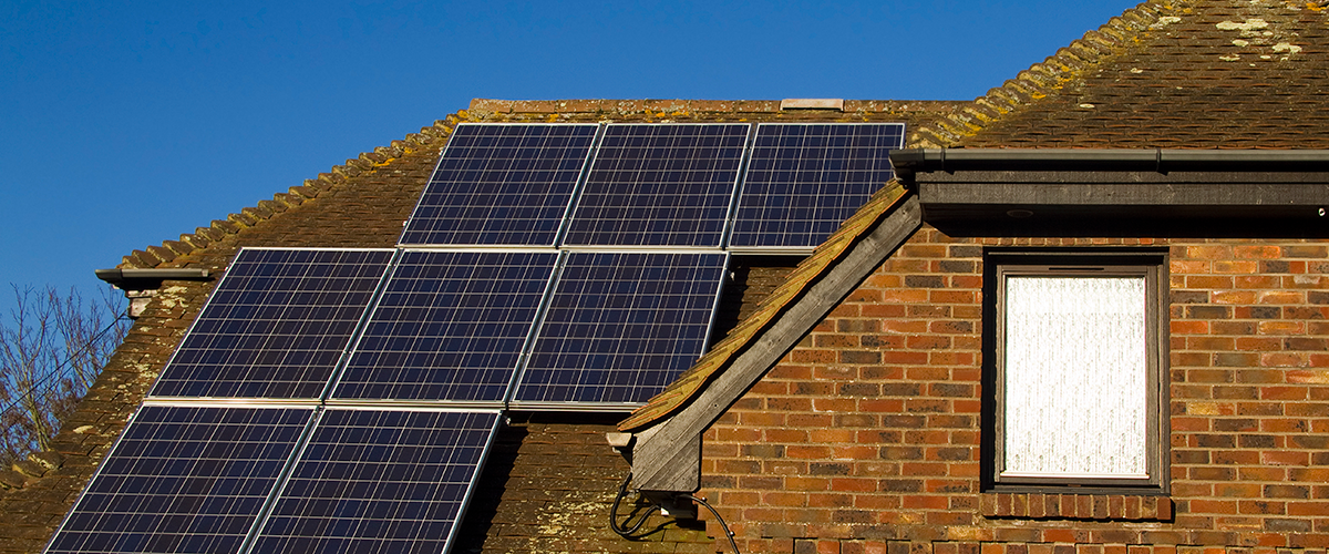 Solar panels are a great green alternative to oil heating