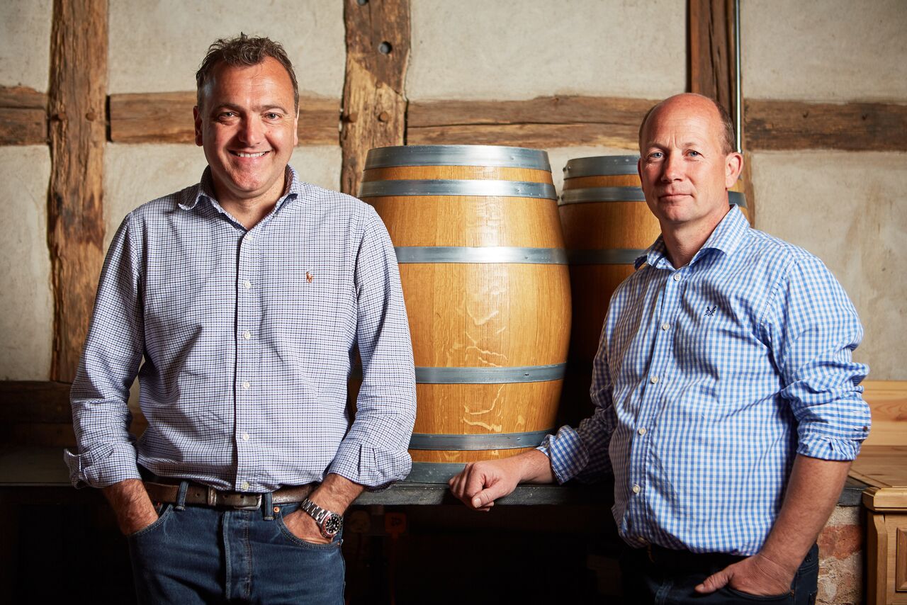 Rolling out the barrel with a green brainwave - Sean Mason (left) and Mark Green.