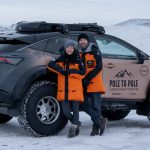 Going pole to pole in an electric car - Chris and Julie Ramsey. Photo: Nissan Motor Corporation