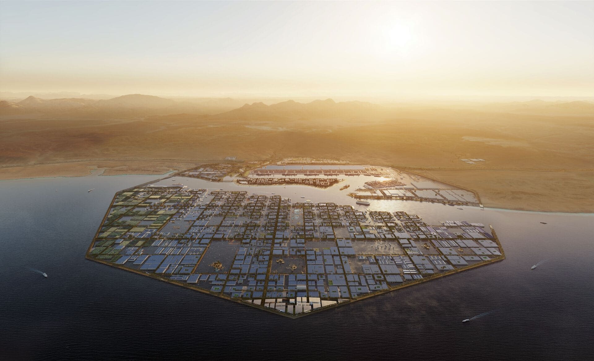 Oxagon - the location of Saudi Arabia's NEOM Green hydrogen plant.