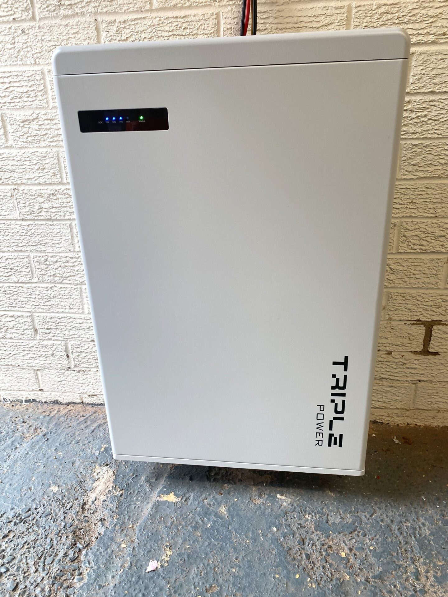 Shining brightly - a solar battery.
