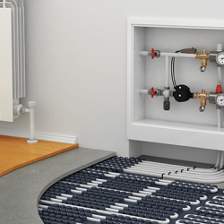 underfloor-heating Underfloor heating in a home in Staffordshire